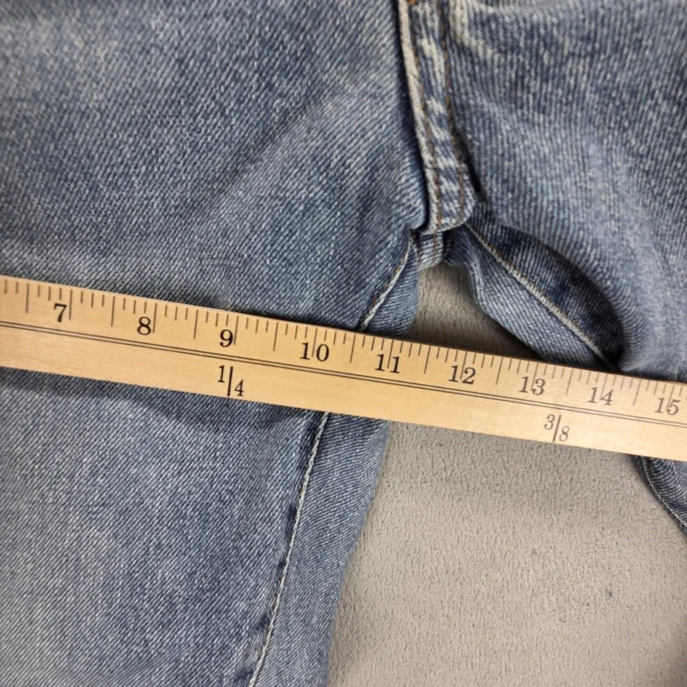 Vintage Diesel Jeans Mens 32x28‎ Blue Relaxed Tapered Button Fly Made In Italy